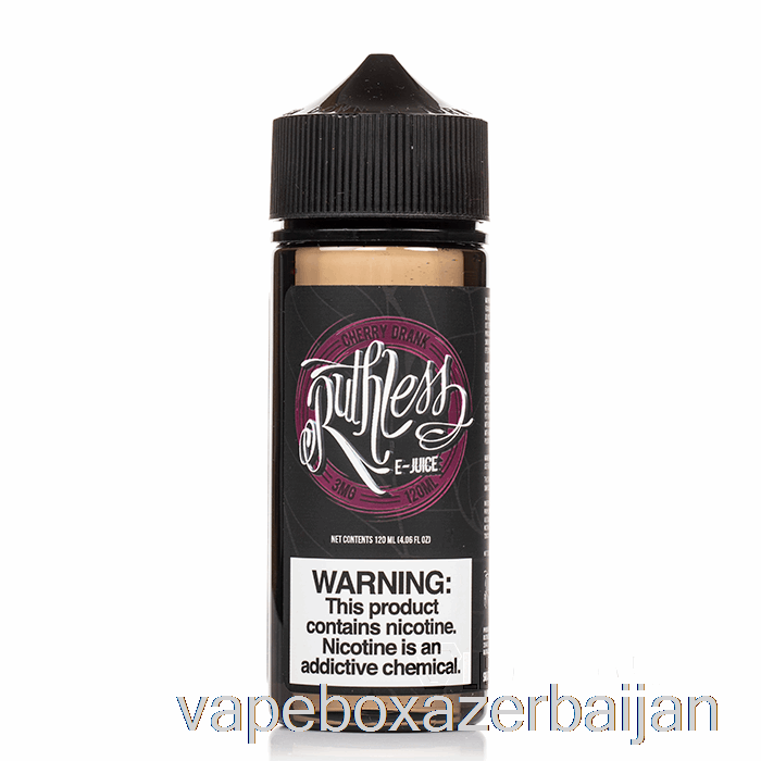 Vape Box Azerbaijan Cherry Drank - Ruthless - 120mL 3mg